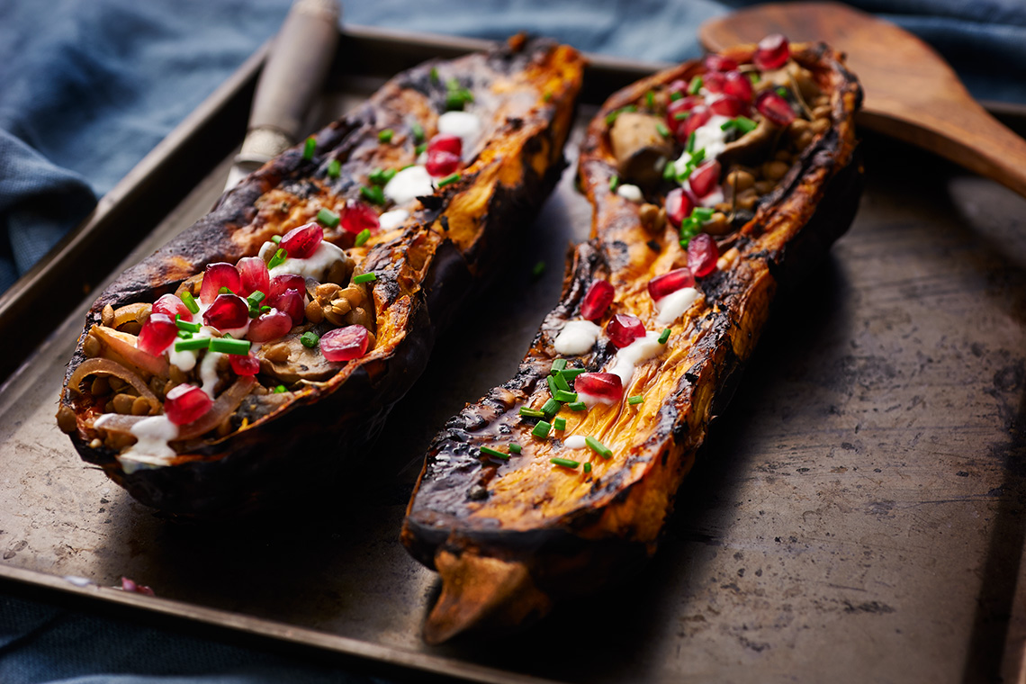 zucca al forno ripiena - La Taverna degli Arna